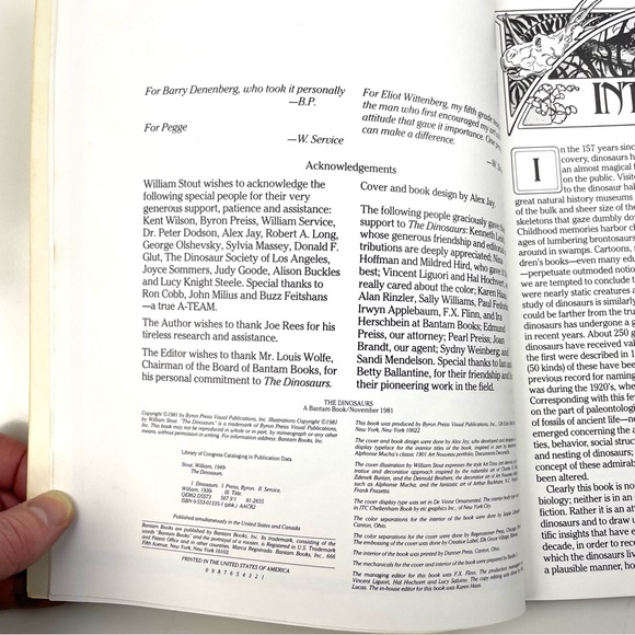 William Stout THE DINOSAURS A Fantastic View of a Lost Era 1981 Trade Pa… - Picture 5 of 5